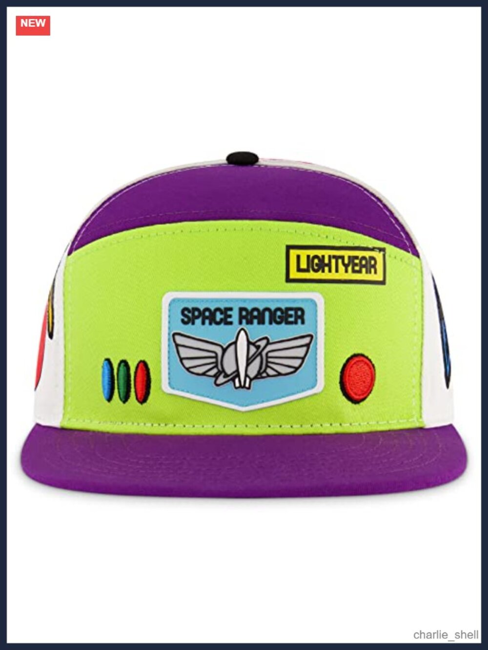 Disney Pixar Toy Story Buzz Lightyear Snapback Baseball Cap Flat Brim